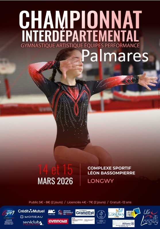 Palmares GAF-Interdep Eq Perfs - Longwy - 14 & 15.03.2026