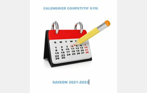 Calendrier compétitf 2021-2022