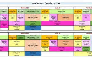 Planning vacances Toussaint 2025 - V4