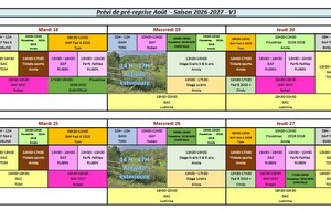 Planning Pré-reprise 2026-2027 - V3 (Modifié le 07.08.2026)