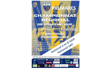 Palmares GAM-GAF - Région Indiv Perfs - Epernay - 28 &amp; 29.03.2026