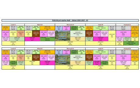 Planning Pré-reprise 2026-2027 - V3 (Modifié le 07.08.2026)
